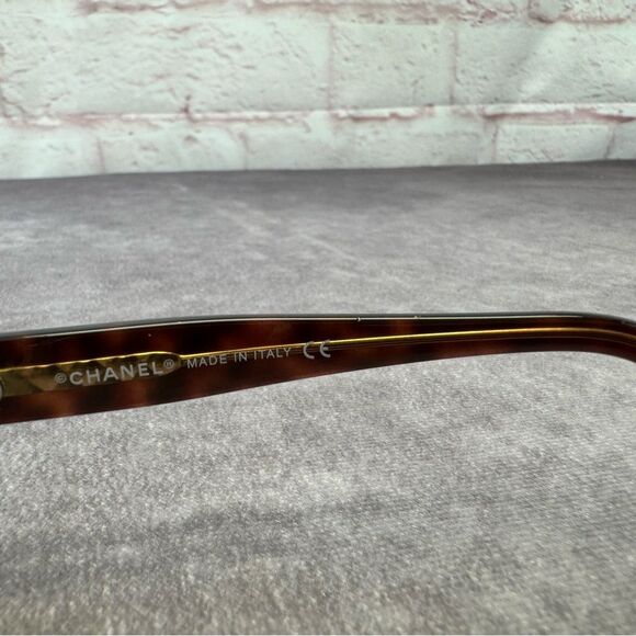 Chanel Vintage Y2K Rectangular 5065 Brown Sunglasses - Picture 8 of 12